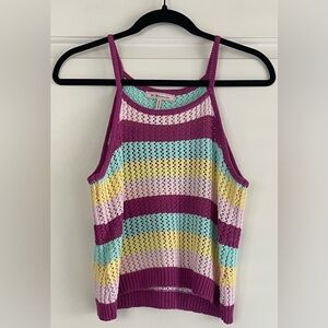 BCBGeneration Women's Colorful Striped Top